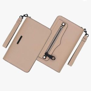 Rebecca Minkoff Nude/Pink Cell Phone Wallet Wristlet
